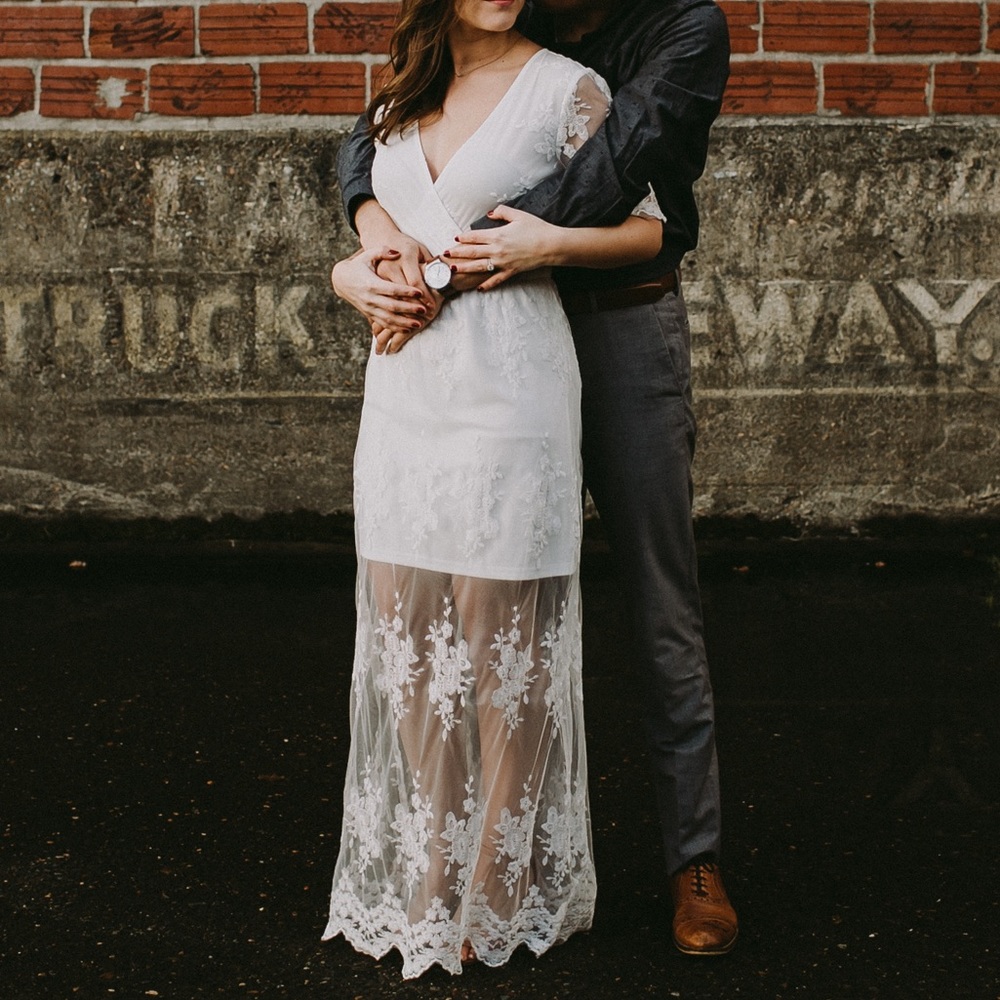 White Lace Dress